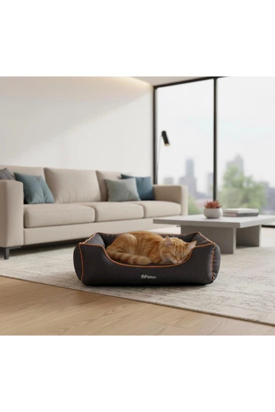 PATİTEX Kedi-köpek Yatak - Yıkanabilir Yatak A Kalite -gabardin Kumaş -kaliteli Köpek Yatakları ürün görseli 1