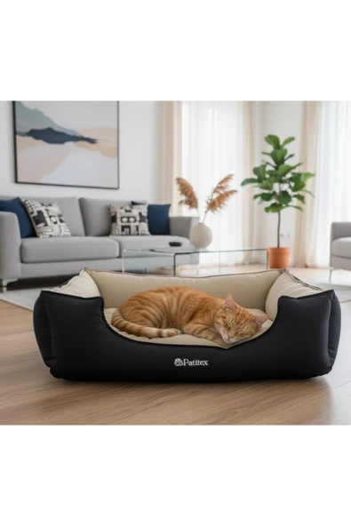 PATİTEX Kedi-köpek Yatak - Yıkanabilir Yatak -A Kalite Kumaş -Kaliteli Köpek Yatakları ürün görseli 1