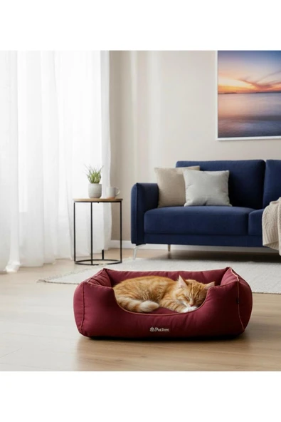 PATİTEX Kedi-Köpek Yatak - Yıkanabilir Yatak -A Kalite Kumaş -Kaliteli Kedi-Köpek Yatakları ürün görseli 1