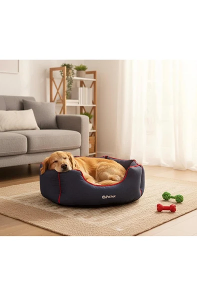 PATİTEX Lüx Konfor Koltuk- Kedi Köpek Yatak- Kendinden Minderli -Yıkanabilir - Gabardin Kumaş- Koltuk Yatak ürün görseli 1