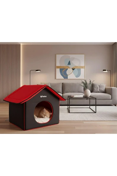 PATİTEX Kedi Kulübeleri - Köpek Kulübeleri - Yıkanabilir Yatak - Kalın Süngerli- Gabardin Kumaş ürün görseli 1