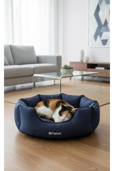 PATİTEX Lüx Konfor Koltuk- Kedi Köpek Yatak- Kendinden Minderli -Yıkanabilir - Gabardin Kumaş- Koltuk Yatak ürün görseli 1