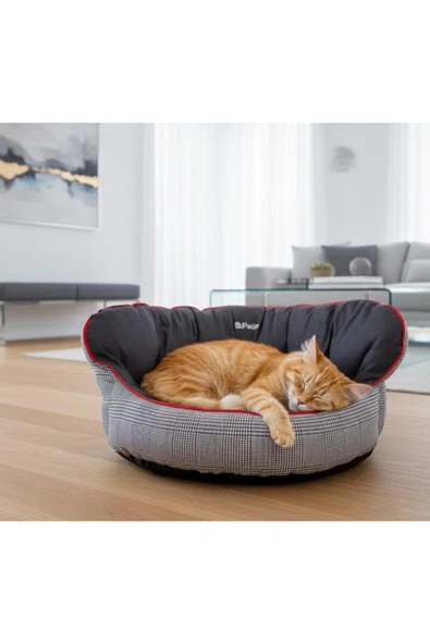 PATİTEX Lüx Konfor Koltuk- Kedi Köpek Yatak- Kendinden Minderli - Yıkanabilir - Gabardin Kumaş- Koltuk Yatak ürün görseli 1