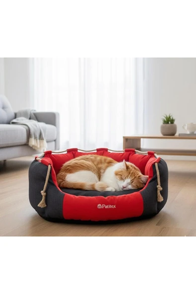 PATİTEX Lüx Konfor Koltuk- Kedi Köpek Yatak- Kendinden Minderli -Yıkanabilir - Gabardin Kumaş- Koltuk Yatak ürün görseli 1