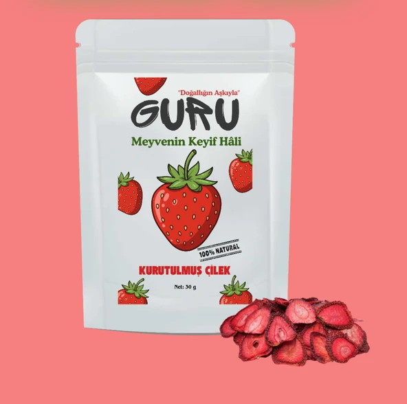 Guru Çilek Kurusu 30 Gr - Resim 3