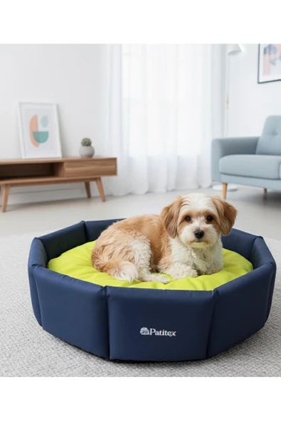 PATİTEX Simit Kedi yatak- Simit Kopek yatak- Sıvı Geçirmez- Kedi Köpek Yatağı Minder -İç Mekan Yatak ürün görseli 1
