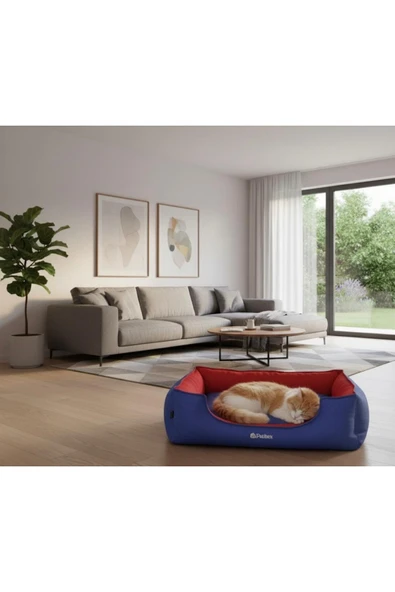 PATİTEX Kedi-köpek Yatak - Yıkanabilir Yatak -Gabardin Kumaş -Kaliteli Köpek Yatakları ürün görseli 1