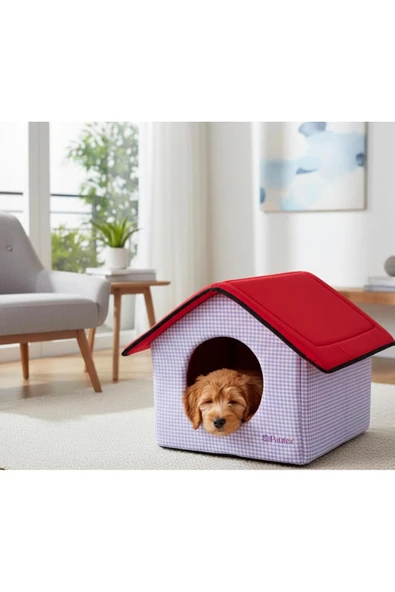 PATİTEX Kedi Kulübeleri - Köpek Kulübeleri - Yıkanabilir Yatak - Kalın Süngerli- Kedi- Köpek Yuvaları ürün görseli 1
