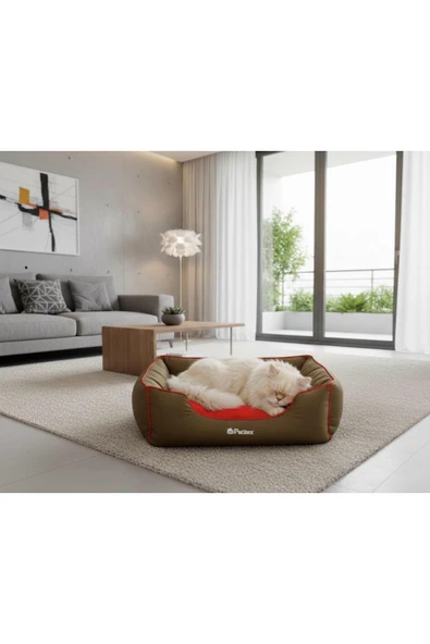 PATİTEX Kedi-köpek Yatak - Yıkanabilir Yatak- A Kalite -gabardin Kumaş - Kaliteli Kedi Köpek Yataklar ürün görseli 1