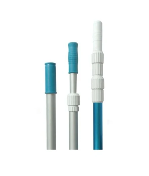Gemaş Havuz Temizlik Teleskobik Süpürge-Kepçe-Fırça Sapı 2 x 2 m-Telescopic Cleaner Poles-ToptancıyızBiz ürün görseli 1