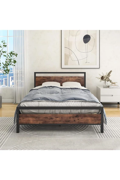 Özgök Tarım Metal Karyola, HSN XL Metal Karyola Renk seçenekli, Çift Kişilik 150x200 ürün görseli 1