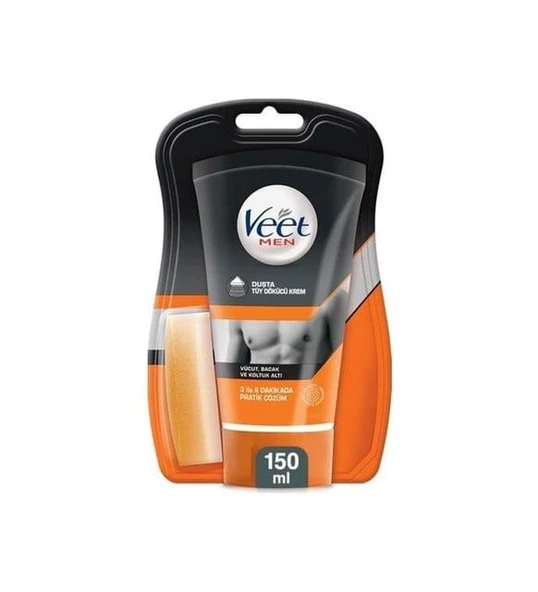 Veet Men Duşta Tüy Dökücü Krem Erkek 150 ml ürün görseli 1