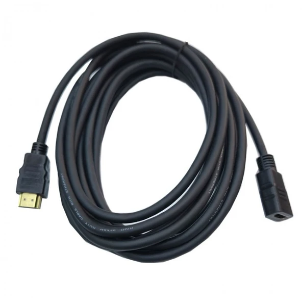 Hdmı dişi erkek uzatma kablosu  hdmi dişi erkek çevirici kablo 5m ürün görseli 1