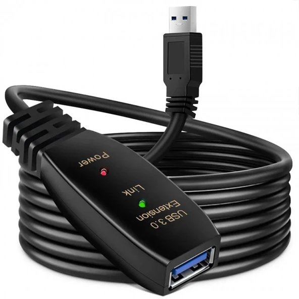 Usb 3.0 extension güçlendirilmiş uzatma kablosu 15m USB 3.0 uzatma kablosu ürün görseli 1