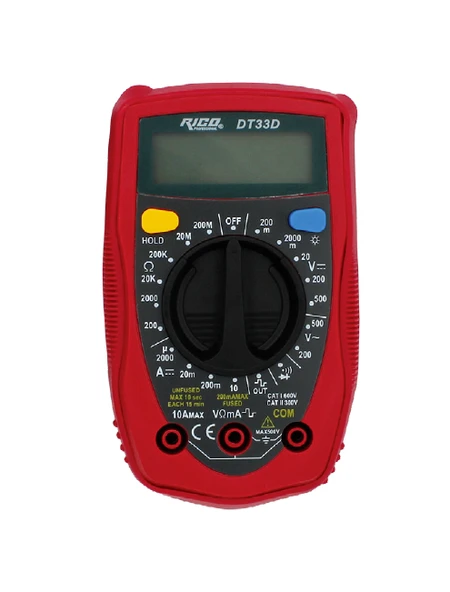 Rico Dijital Multimetre UT-33D 011-RC0033 ürün görseli 1