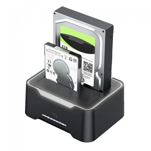 3.0 hdd klonlama istasyonu 2.5 inç 3.5 inç sata harddisk kopyalama docking kutusu ürün görseli 1