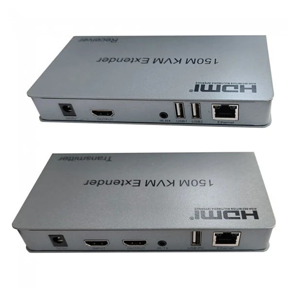 HDMI 150m KVM Extender  alıcı verici Receiver Transmitter kvm extender ürün görseli 1