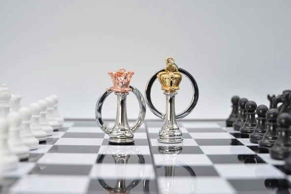 Metalmorphose King Chess Anahtarlık - Resim 2