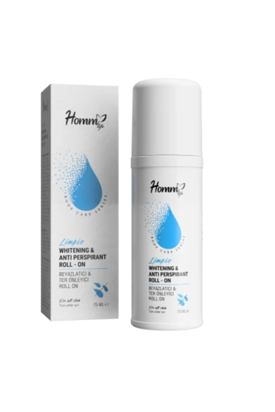 HOMM LİFE LIMPIO BEYAZLATICI & TERLEME ÖNLEYİCİ ROLL ON 75ML ürün görseli 1