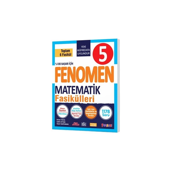 Fenomen Okul Yayınları 5. Sınıf 2025 Matematik Fasikül Seti ürün görseli 1