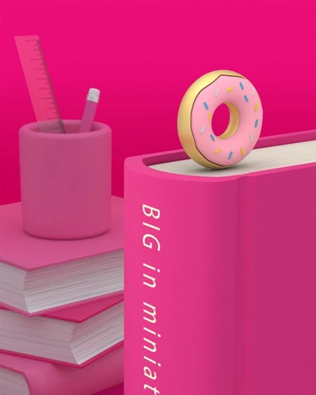 Metalmorphose Donut Kitap Ayracı - Resim 2
