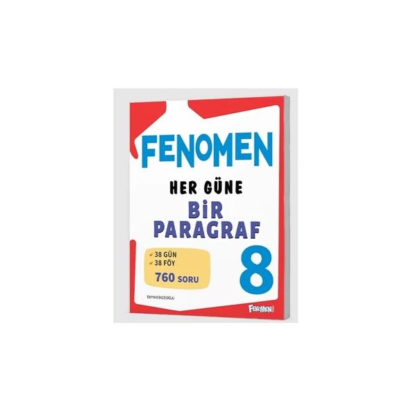 Fenomen Yayıncılık Fenomen 8 Her Güne Bir Paragraf ürün görseli 1