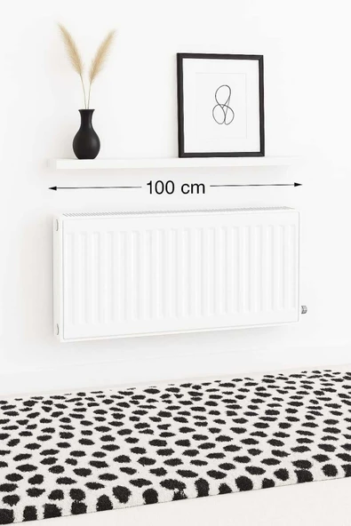 yankı-byeg 100 Cm Mat Beyaz Mdf Petek Üstü Raf Gizli Montaj Ahşap Duvar Rafı ürün görseli 1