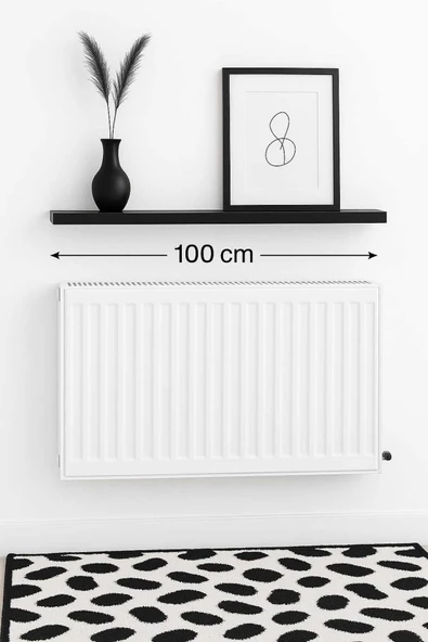 yankı-byeg 100 Cm Mat Siyah Mdf Petek Üstü Raf Gizli Montaj Ahşap Duvar Rafı ürün görseli 1