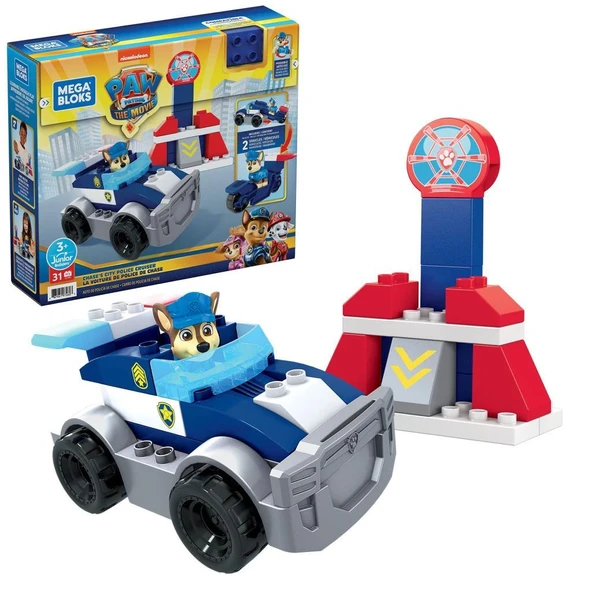 Mattel Mega Bloks Paw Patrol Chase'in Polis Aracı GYJ00 ürün görseli 1