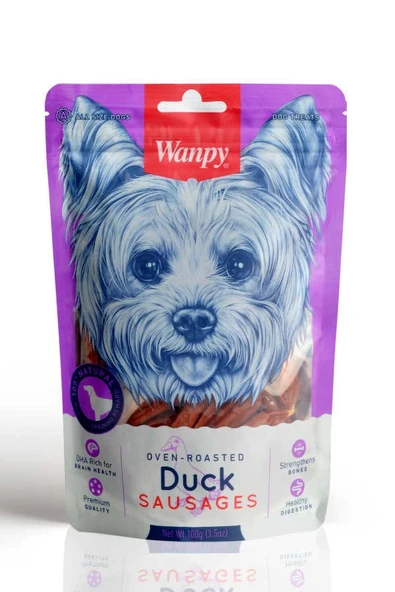 Wanpy Ördek Etli Sosis 100 gr Köpek Ödülü ürün görseli 1
