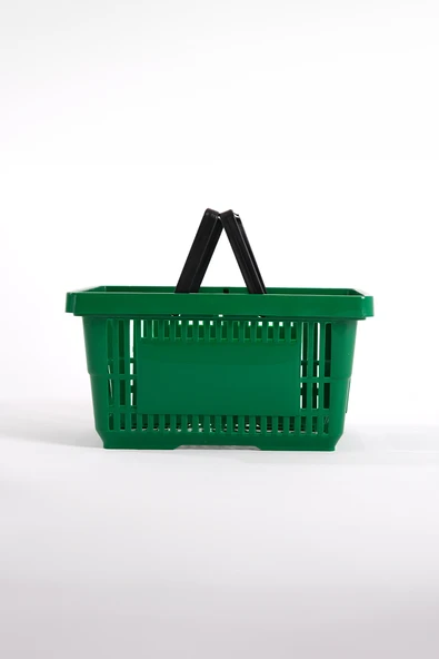 Plastik Market El Sepeti 22 L Yeşil ürün görseli 1