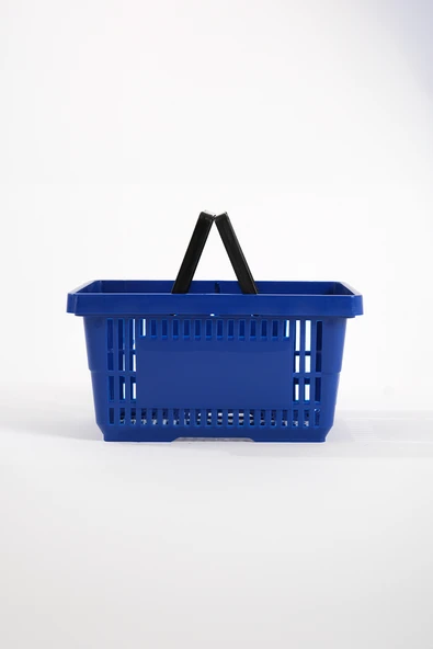 Plastik Market El Sepeti 22 L Mavi ürün görseli 1