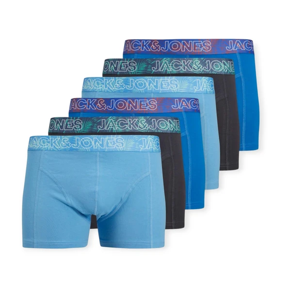 JACK JONES Premium Kemerli Erkek 6 lı Boxer 12277585 ürün görseli 1