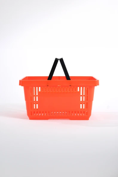 Plastik Market El Sepeti 22 L Turuncu ürün görseli 1
