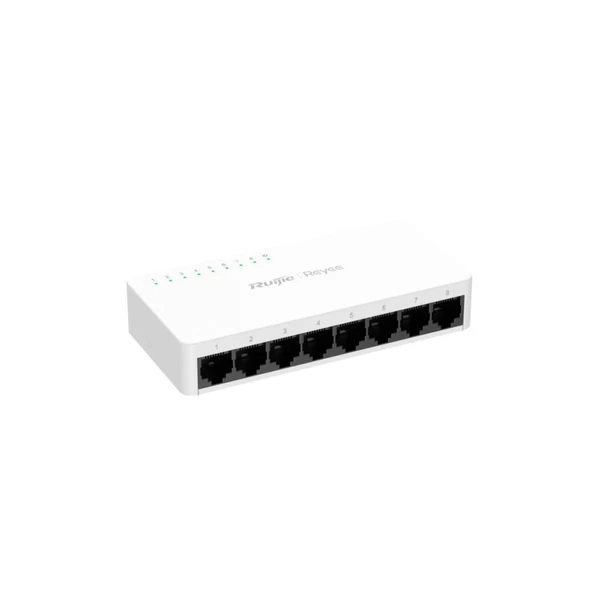 Ruijie Reyee RG-ES08G-L 8 Port 10/100/1000 Mbps Yönetilmeyen Switch ürün görseli 1