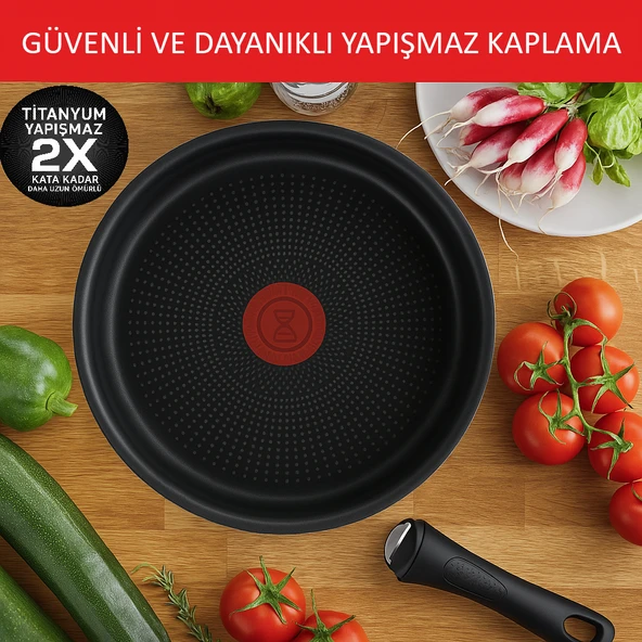 PTTAVM: TEFAL Ingenio Emotion 2X Titanyum 13 Parça Tava Seti