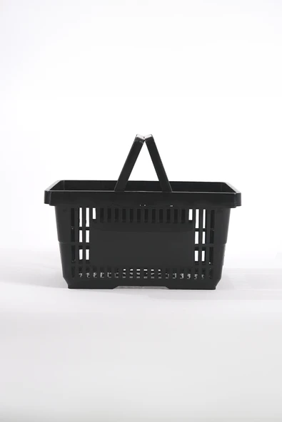 Plastik Market Sepeti 22 L Siyah ürün görseli 1