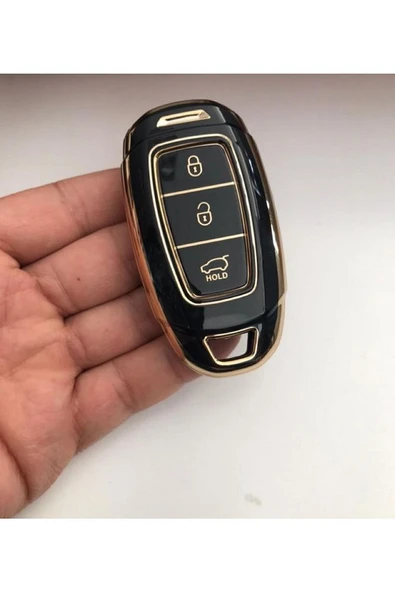 Hyundai I30 Ix25 Ix35 Kona Elantra Accent Santa Fe Anahtar Koruma Kılıfı 3 Tuşlu 2 Resime Bakınız ürün görseli 1