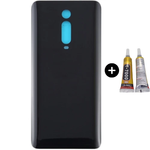 Xiaomi Mi 9T Uyumlu Arka Pil Kapağı Siyah + B7000 ürün görseli 1