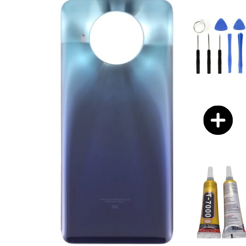 Xiaomi Mi 10T Lite Uyumlu Arka Pil Kapağı Mavi + Montaj Seti ürün görseli 1