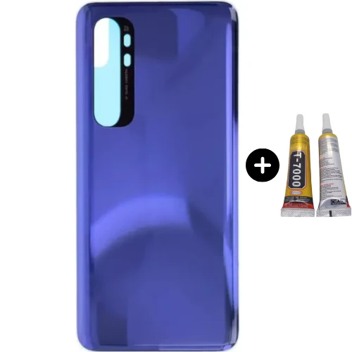 Xiaomi Mi Note 10 Lite 5G Uyumlu Arka Pil Kapağı Mavi + B7000 ürün görseli 1