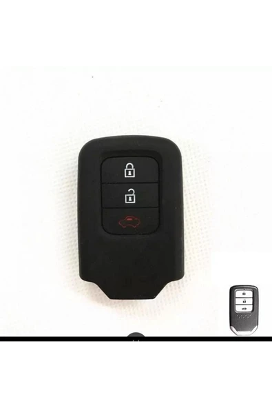 Civic Fc5 Crv Hrv ---sustasız--- Silikon Anahtar Kılıfı Siyah Renk 1 Adet ürün görseli 1