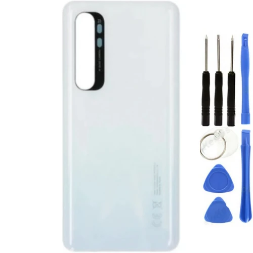 Xiaomi Mi Note 10 Lite 5G Uyumlu Arka Pil Kapağı Beyaz + Tamir Seti ürün görseli 1