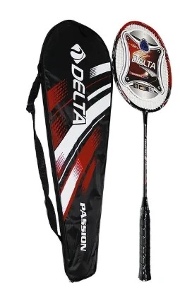 Delta Tek Parça Halinde Üretim Fiberglas Passion Badminton Raketi Ve Deluxe Badminton Çantası Seti ürün görseli 1