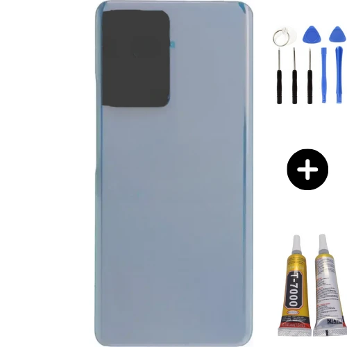 Xiaomi Mi 13 Lite Uyumlu Arka Pil Kapağı Mavi + Montaj Seti ürün görseli 1