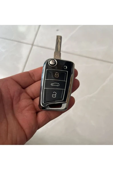 Golf 7 Polo Taigo T-Roc Tiguan Caddy Uyumlu Anahtar Koruma Kılıfı Lütfen 2.Resime Bakınız ürün görseli 1