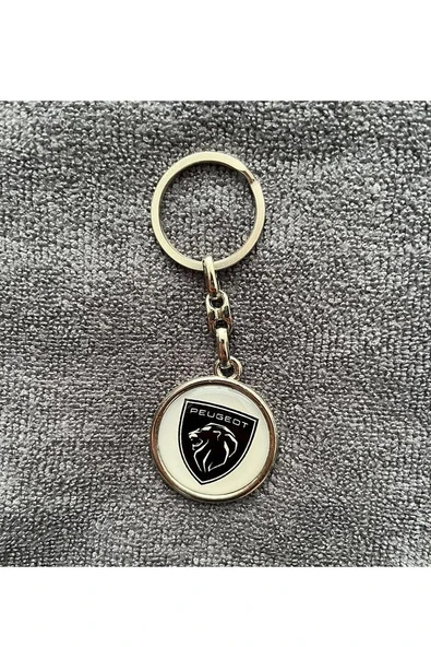 Yeni Peugeot Metal Çift Yönlü Anahtarlık 1 Adet ürün görseli 1