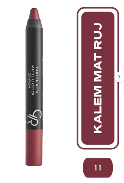 Golden Rose Matte Lipstick  Crayon No:11 ürün görseli 1