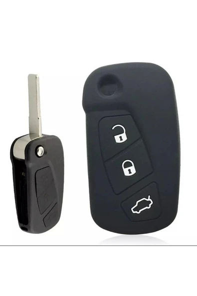 Fordd Ka Silikon Anahtar Koruma Kılıfı Siyah Renk ürün görseli 1