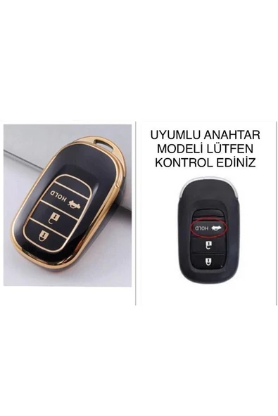 Yeni Honda Civic Fe1 Sustasız Anahtar Koruma Kılıfı Lütfen Anahtar Teyit Yapınız ürün görseli 1
